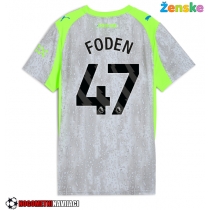 Ženske Nogometnih dresov Manchester City Phil Foden #47 Tretji 2025-26 Kratki rokavi